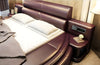 Italian Modern Designed Leather Round Bed