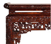 Wooden Crafted Rectangular Accent Table / Lixra