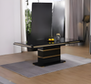 Modern Black Wooden Dining Table / Lixra