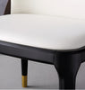 Leather Upholstered Modern Dining Chair for 4 / Lixra