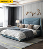 Luxurious Style Exquisite Designed Leather Bed / Lixra