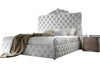 Modern Luxurious Button Tufted Leather Bed / Lixra