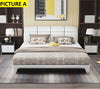 Rectangular Modern Leather Bed / Lixra