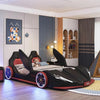 Modern Wooden Style Leather Kids Bed / Lixra