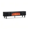 Luxury TV Stand & Coffee Table Set with Electric Fireplace / Lixra