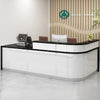 L Shaped Exclusive Design Office Reception Desk / Lixra