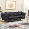 Modern Tufted Style 3-2-1 Leather Sofa Set / Lixra