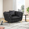 Modern Tufted Style 3-2-1 Leather Sofa Set / Lixra