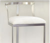 Set Of 3 Italian Style Metal Framed Raised Chairs / Lixra