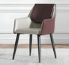Set Of 6 Modern Leather Dining Chairs / Lixra