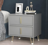 Set Of 2 Bedside Wooden Night Stand / Lixra
