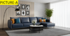 Urban Style Fine Furnished Leather Sectional Sofa Set / Lixra