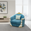 3-Piece European Classis Velvet Sofa Set / Lixra