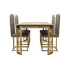 Ultra Rectangular Marble Dining Table Set