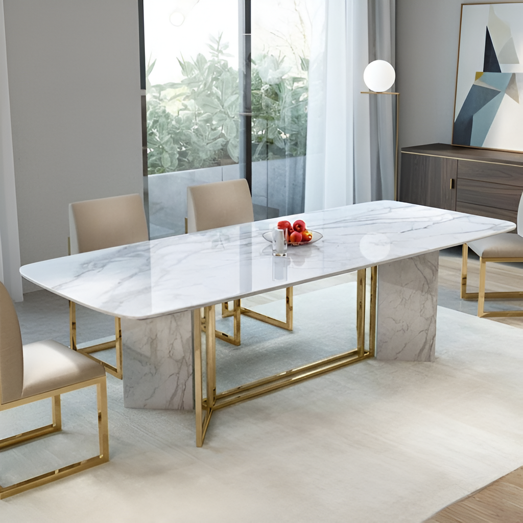 Modern Appealing Marble Dining Table / Lixra
