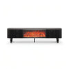 Luxury TV Stand & Coffee Table Set with Electric Fireplace / Lixra