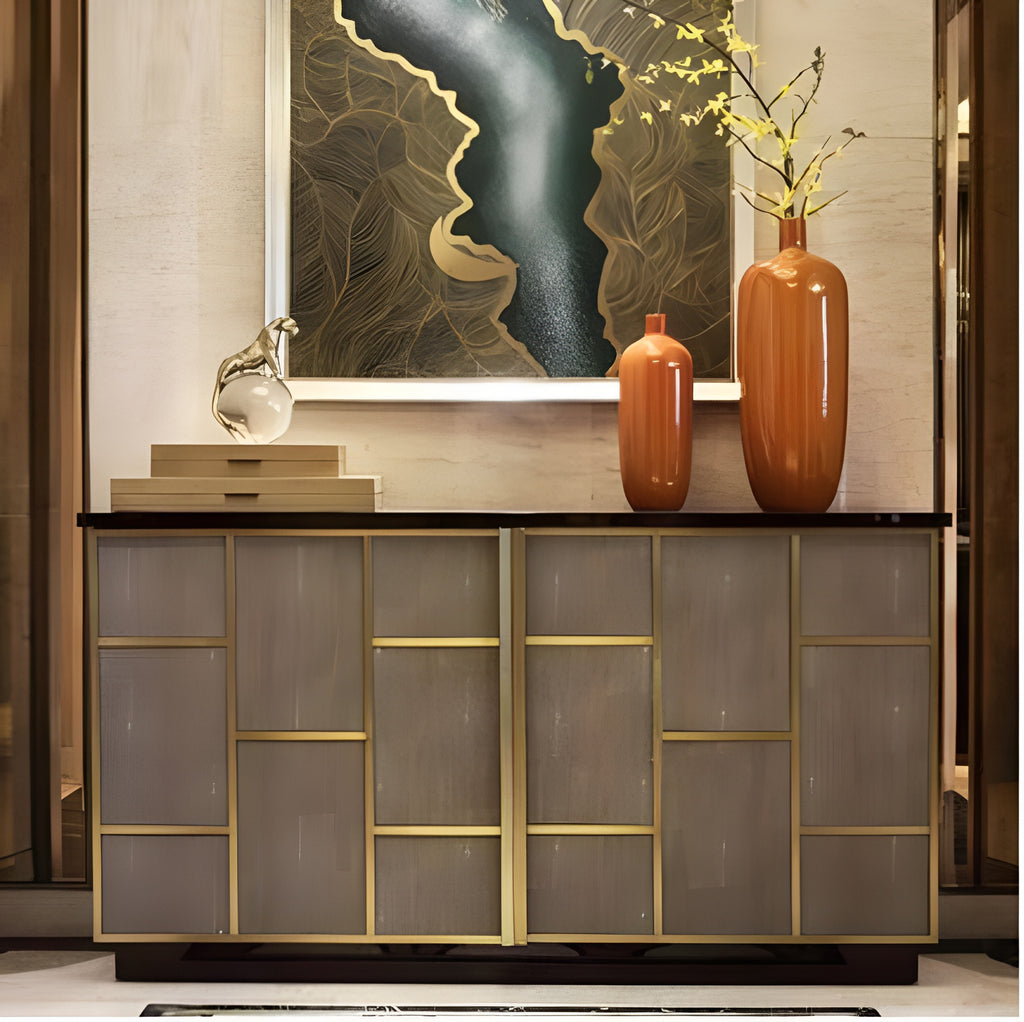 Exotic Wooden Modern Wooden Buffet Table / Lixra