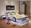 Modern LED Car-Shaped Kids Bed / Lixra