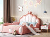 Enchanted Dreams Kid's Bed with Slide And Leather Backrest / Lixra