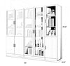 Five-Shelf Contemporary Glass & Wooden Designed Bookshelf / Lixra