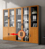 Five-Shelf Contemporary Glass & Wooden Designed Bookshelf / Lixra