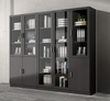 Five-Shelf Contemporary Glass & Wooden Designed Bookshelf / Lixra