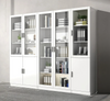 Five-Shelf Contemporary Glass & Wooden Designed Bookshelf / Lixra