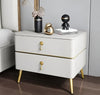 Set Of 2 Italian Wooden Bedside Night Stand / Lixra