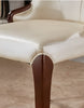 Set Of 6 Vintage Style Leather Dining Chairs / Lixra