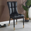 4-Piece Leather Upholstered Dining Chairs / Lixra