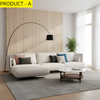 L-Shaped Fabric Sectional Sofa Set / Lixra