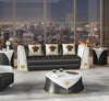 Leather Upholstered Sofa Set for Living Room / Lixra