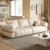 Inviting Luxury Pillow-Back Leather Sofa / Lixra