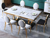 Ravishing Style Marble Dining Set / Lixra