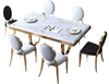 Ravishing Style Marble Dining Set / Lixra