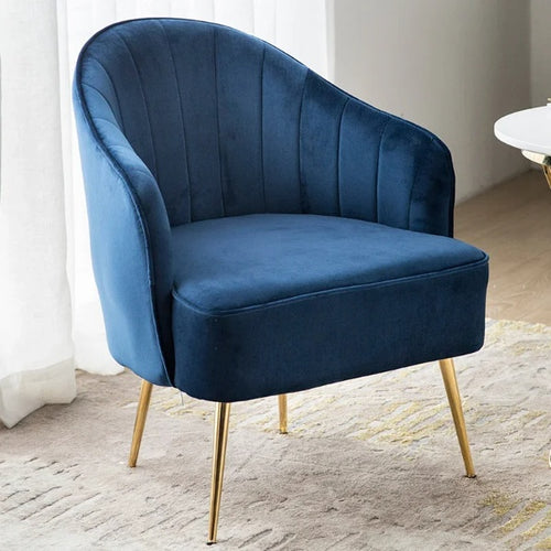 Splendid Fabric Accent Chairs with Metal Legs / Lixra