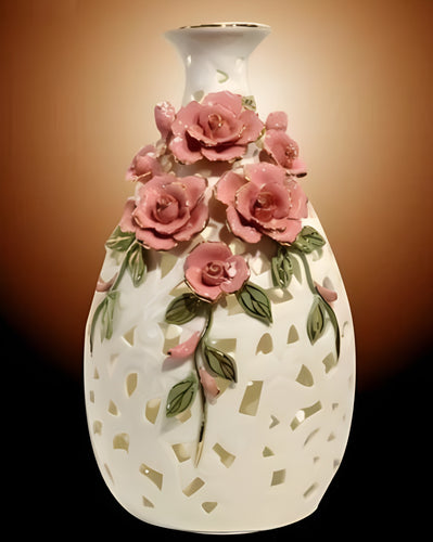 Exclusive Designed Ceramic Finish Flower Vase / Lixra