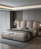 Modern Leather Upholstered Comfortable Bed / Lixra