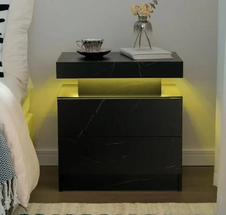 Modern LED Light Stand With Multi-Color Lighting And Storage / Lixra