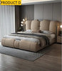 Modern Leather Upholstered Comfortable Bed / Lixra