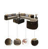 3-Pcs Leather Sofa Living Room Set / Lixra