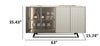 Aesthetic Excellence Modern Wine Cabinet with Ample Storage / Lixra