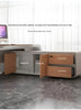 Excellence Wooden Design L-Shaped Computer Desk / Lixra