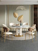 Luxotic Modern Marble-Top Round Dining Table / Lixra
