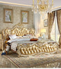 Antique Luxurious European Leather Bed / Lixra