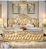 Antique Luxurious European Leather Bed / Lixra