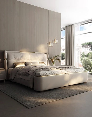 Versatile Modern Design Leather Bed / Lixra