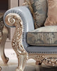Button Tufted European Design Leather Sofa / Lixra