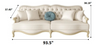 Liville Antique European Style Leather Sofa Set