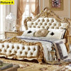 European Design Leather Upholstery Bed
